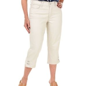 NYDJ Marilyn fit crop pants lift tuck plus size
